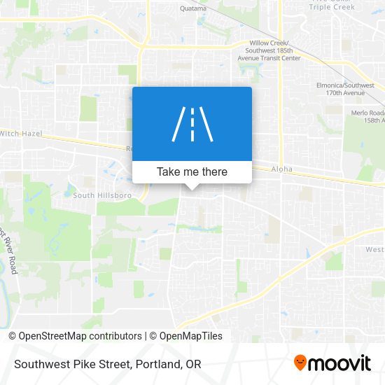 Southwest Pike Street map