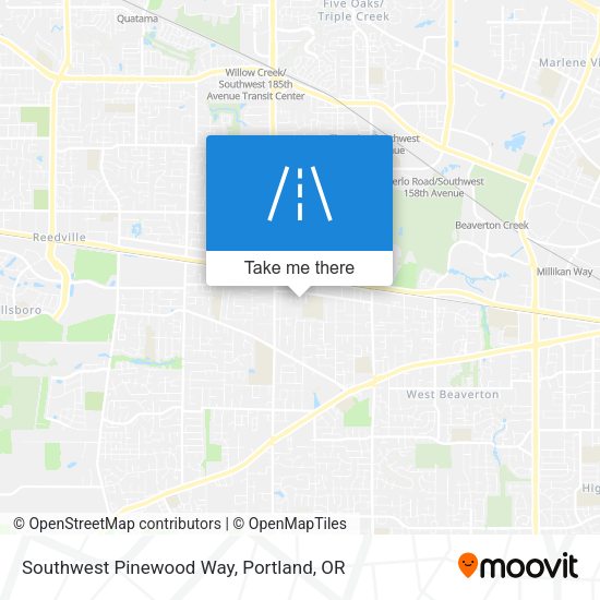 Southwest Pinewood Way map