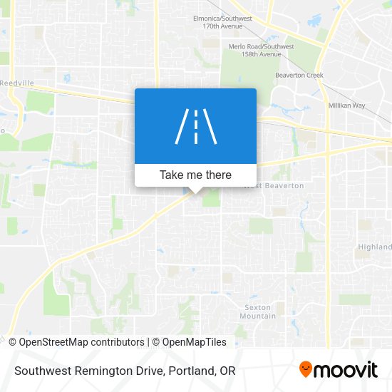 Southwest Remington Drive map