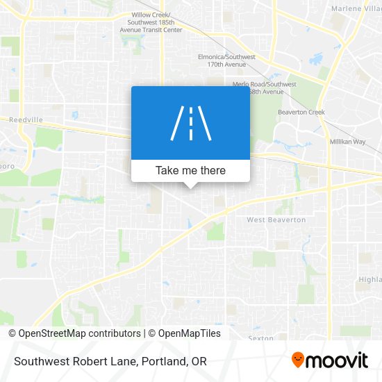 Southwest Robert Lane map