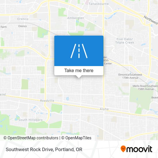 Southwest Rock Drive map