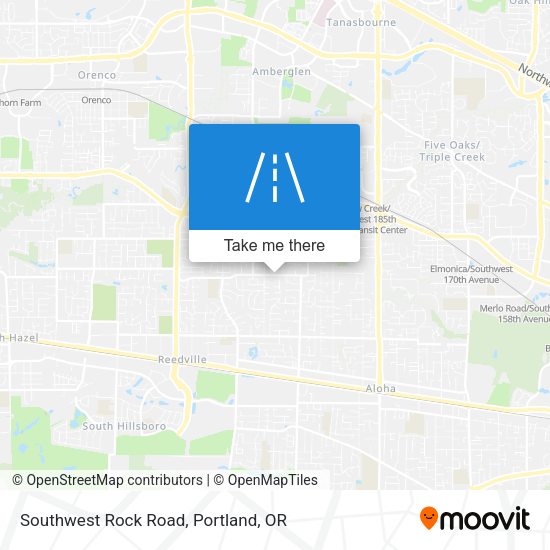 Southwest Rock Road map