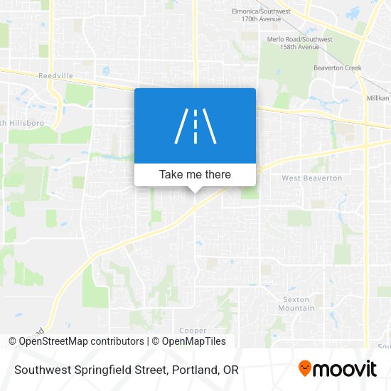 Mapa de Southwest Springfield Street