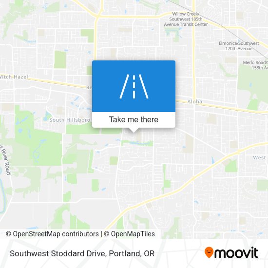 Southwest Stoddard Drive map