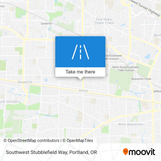 Southwest Stubblefield Way map