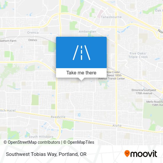 Mapa de Southwest Tobias Way