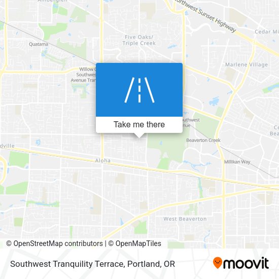 Southwest Tranquility Terrace map