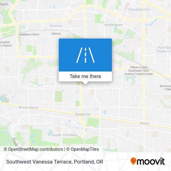 Southwest Vanessa Terrace map