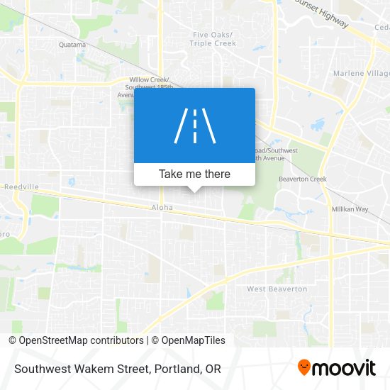 Southwest Wakem Street map