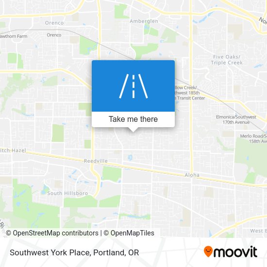 Mapa de Southwest York Place