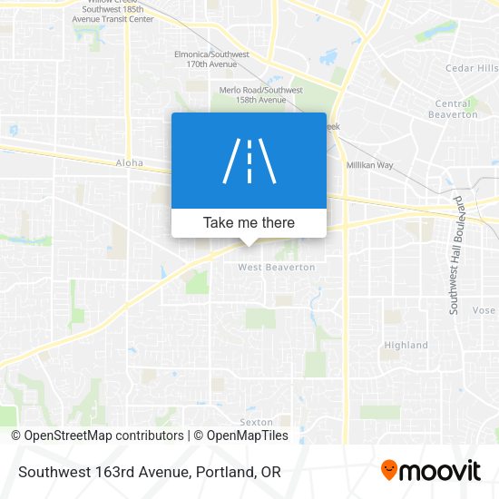 Mapa de Southwest 163rd Avenue