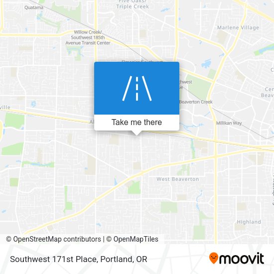 Mapa de Southwest 171st Place