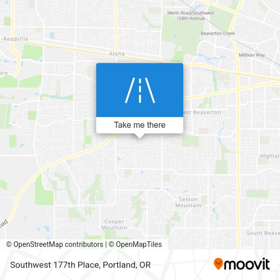 Mapa de Southwest 177th Place