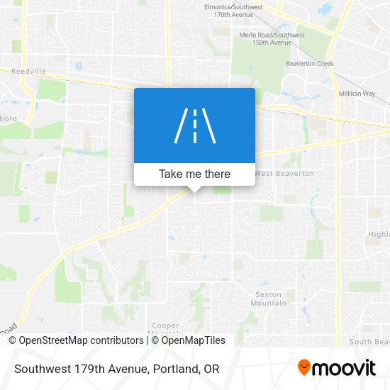 Southwest 179th Avenue map