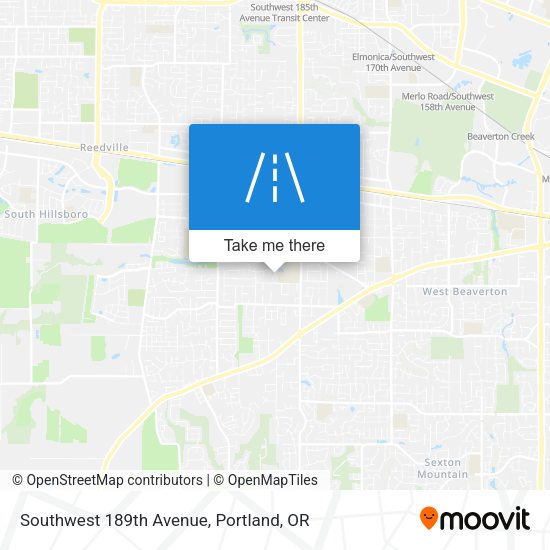 Mapa de Southwest 189th Avenue