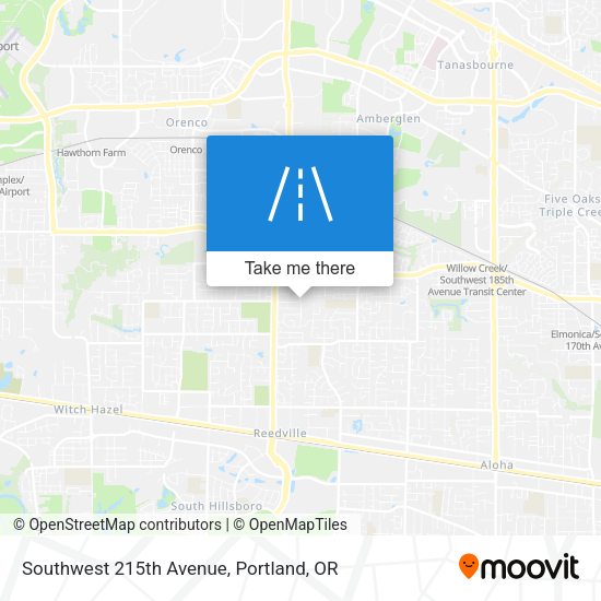 Mapa de Southwest 215th Avenue