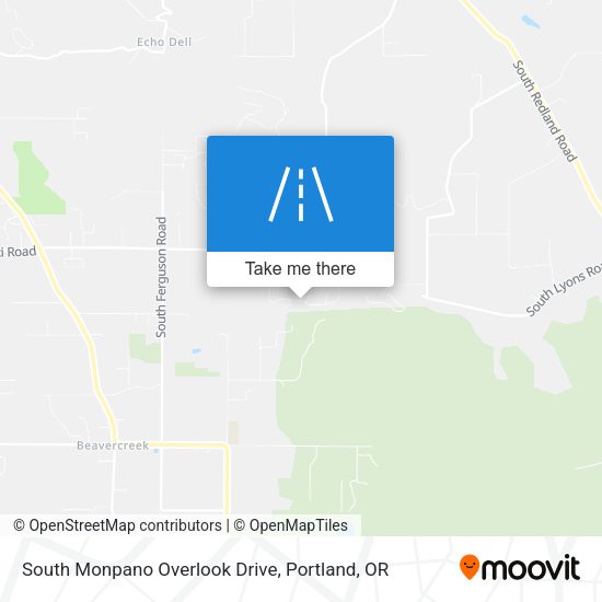 Mapa de South Monpano Overlook Drive