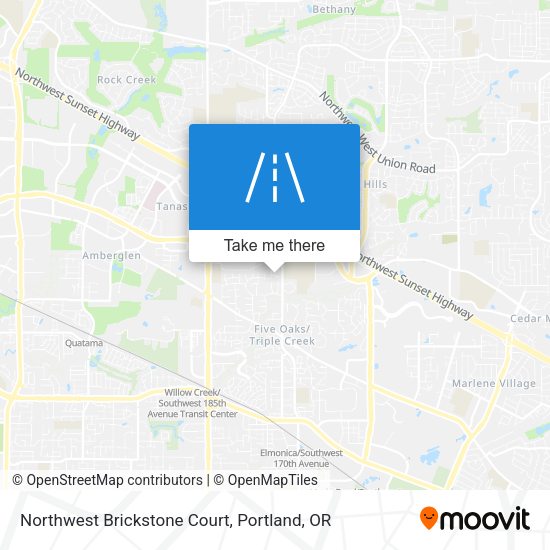 Northwest Brickstone Court map