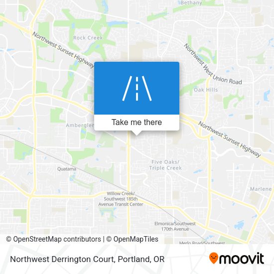 Mapa de Northwest Derrington Court