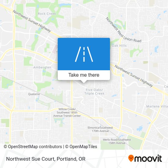 Mapa de Northwest Sue Court