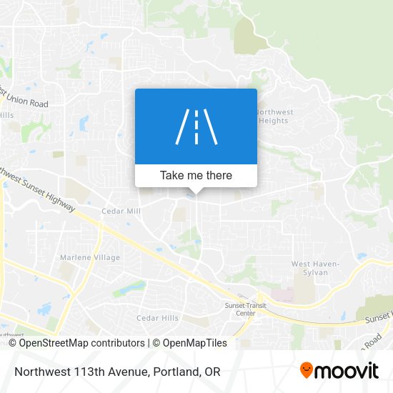 Northwest 113th Avenue map