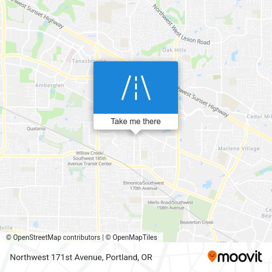 Northwest 171st Avenue map