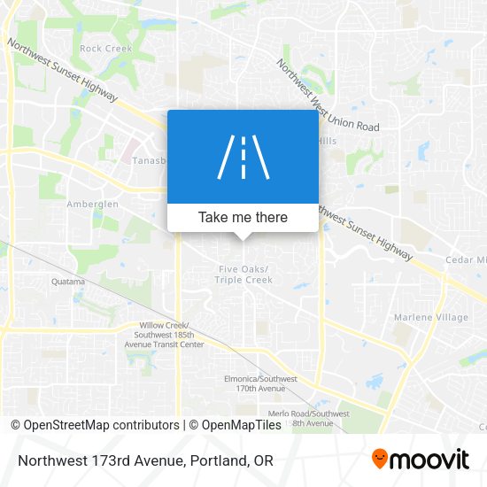 Mapa de Northwest 173rd Avenue