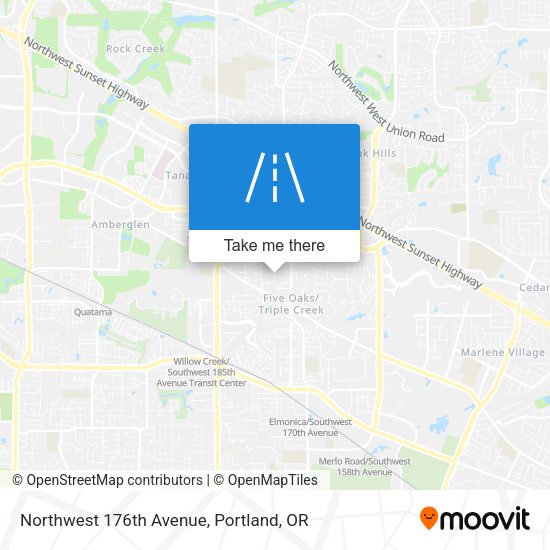Mapa de Northwest 176th Avenue