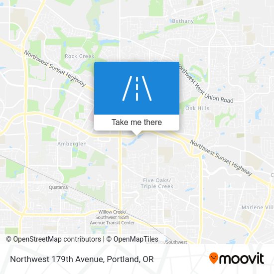 Mapa de Northwest 179th Avenue