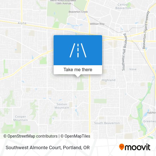 Mapa de Southwest Almonte Court