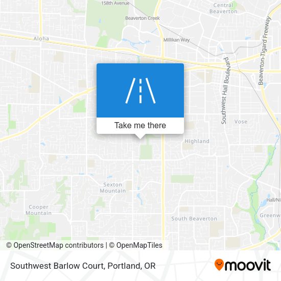 Mapa de Southwest Barlow Court