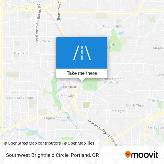 Southwest Brightfield Circle map