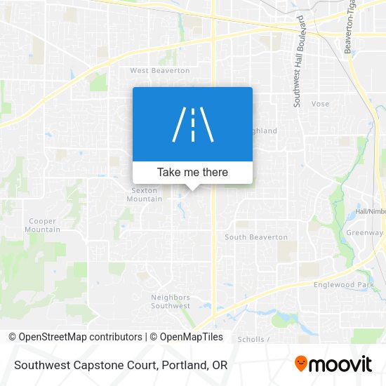 Mapa de Southwest Capstone Court