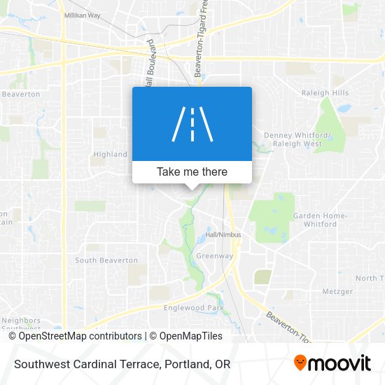 Mapa de Southwest Cardinal Terrace