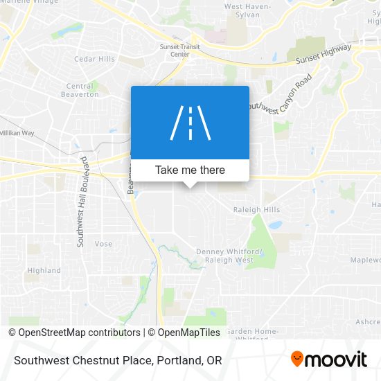 Mapa de Southwest Chestnut Place