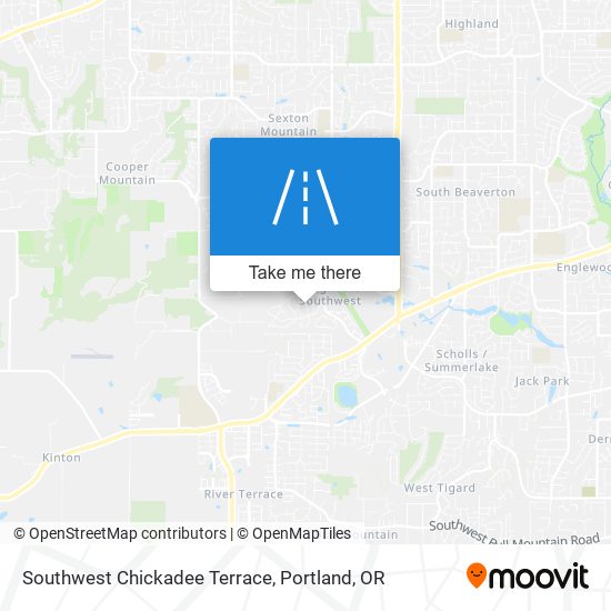 Southwest Chickadee Terrace map