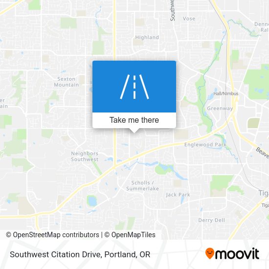 Southwest Citation Drive map
