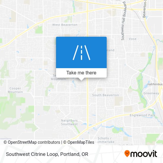 Southwest Citrine Loop map