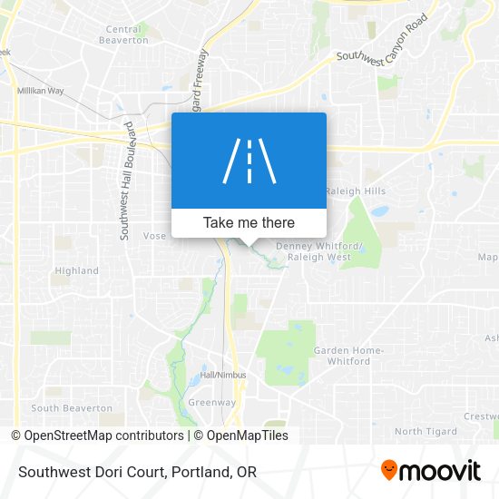 Southwest Dori Court map