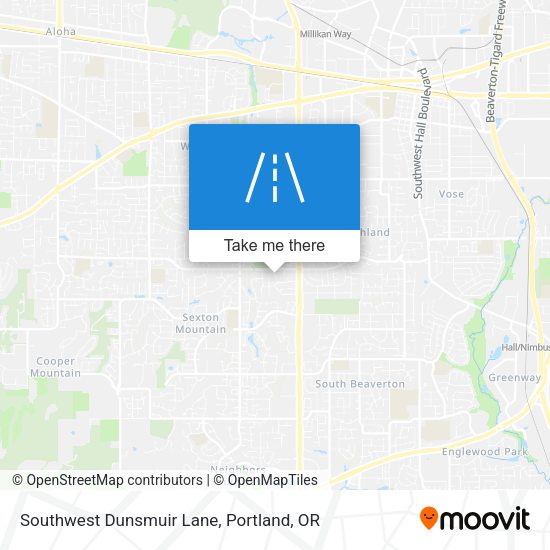Mapa de Southwest Dunsmuir Lane