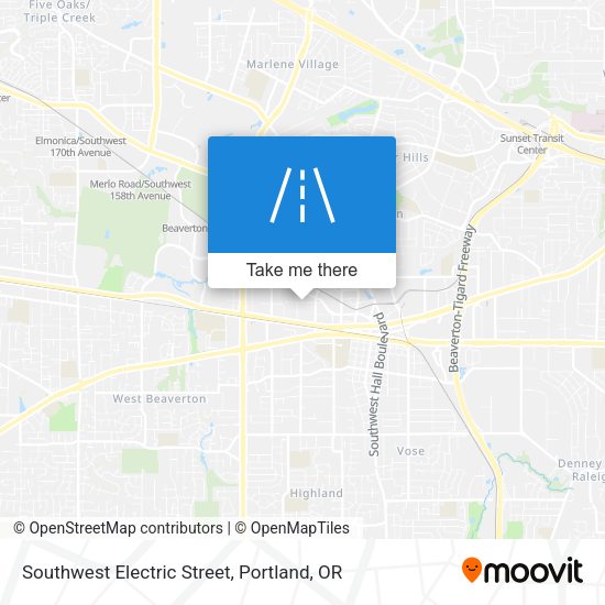 Southwest Electric Street map