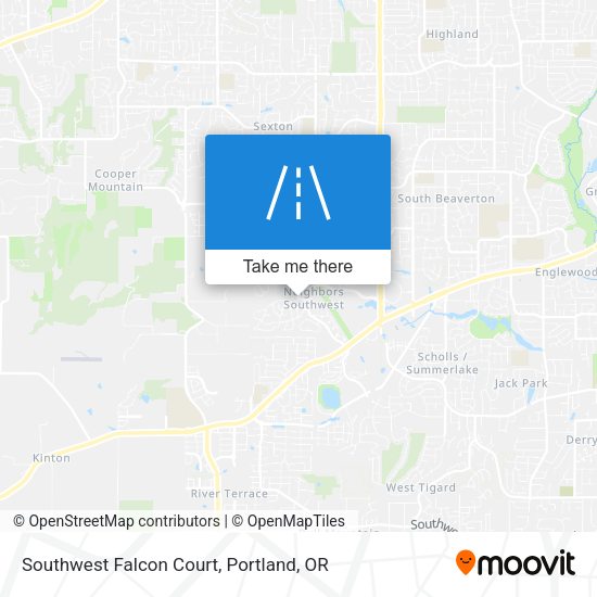 Mapa de Southwest Falcon Court