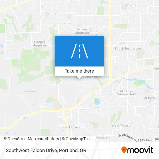 Mapa de Southwest Falcon Drive