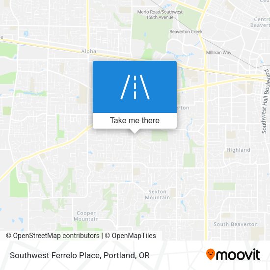 Southwest Ferrelo Place map