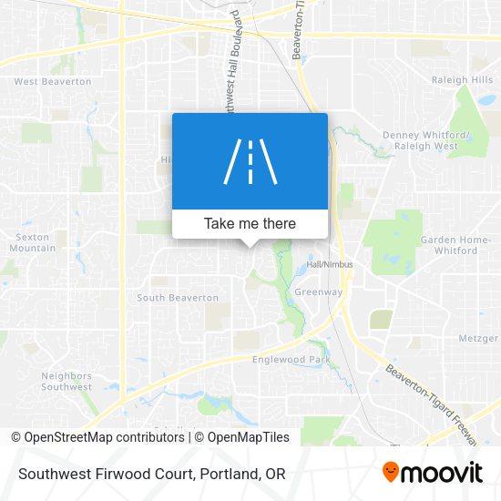 Mapa de Southwest Firwood Court