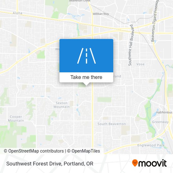 Southwest Forest Drive map