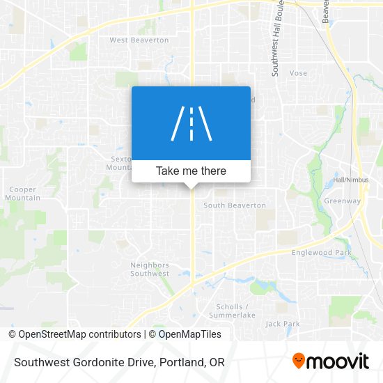Southwest Gordonite Drive map