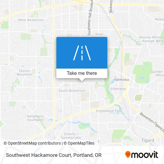 Mapa de Southwest Hackamore Court