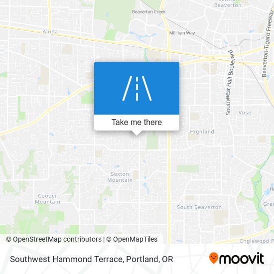 Southwest Hammond Terrace map