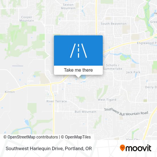Southwest Harlequin Drive map
